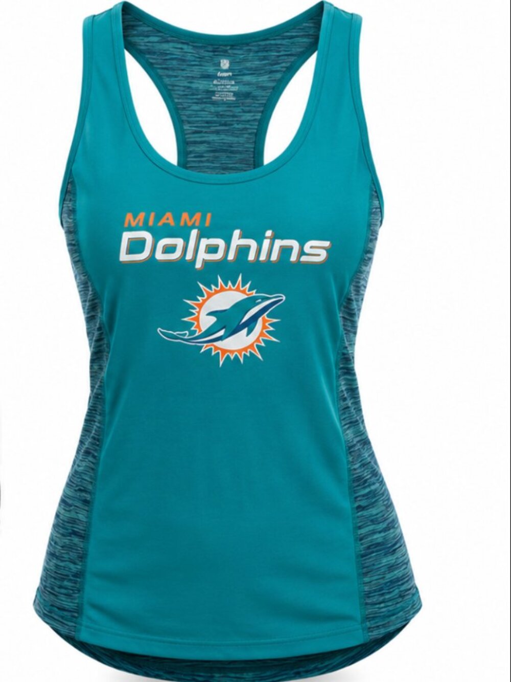 NFL Miami Dolphins Aqua Racerback Performance Tank Top